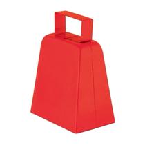 Pacote Cowbells Beistle Red Metal de 4 polegadas com 12 Pacote Cowbells Beistle Red Metal de 4 polegadas com 12