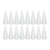 Pacote Craft Foam Tree Cones Crafjie com 16 cones para arte e artesanato de bricolage Pacote Craft Foam Tree Cones Crafjie com 16 cones para arte e artesanato de bricolage