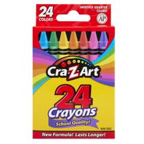 Pacote Crayons Cra-Z-Art de 24 quilates, volta às aulas, a partir de 3 anos Pacote Crayons Cra-Z-Art de 24 quilates, volta às aulas, a partir de 3 anos