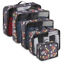 Pacote Cubes Disney Minnie Mickey Stitch, conjunto de 5 peças Pacote Cubes Disney Minnie Mickey Stitch, conjunto de 5 peças