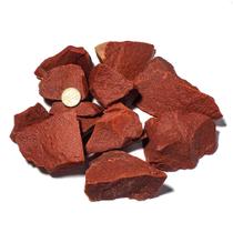 Pacote de 1 Kg de Cascalho Quartzo Vermelho Bruto 10 a 70mm Tipo A Pacote de 1 Kg de Cascalho Quartzo Vermelho Bruto 10 a 70mm Tipo A