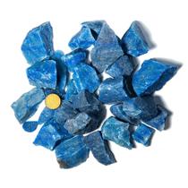 Pacote de 1 kg de Pedras Brutas de Quartzo Azul Cristal - Tamanho Médio Classe A