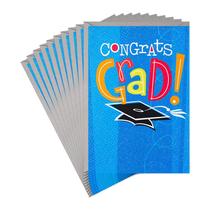 Pacote de 10 cartões de formatura Hallmark com envelopes Pacote de 10 cartões de formatura Hallmark com envelopes