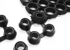 Pacote de 10 conectores Floortex Octomat para expansão de área Pacote de 10 conectores Floortex Octomat para expansão de área