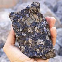 Pacote de 10 kg de Pedra Bruta Riolita Azul para Lapidação Atacado Pacote de 10 kg de Pedra Bruta Riolita Azul para Lapidação Atacado
