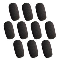 Pacote de 10 pára-brisas de espuma para microfone de fone de ouvido AKSONMN