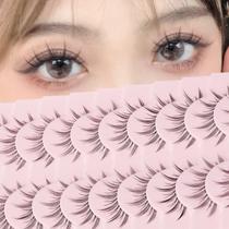 Pacote de 10 pares de cílios postiços Outopen Manga Natural Look
