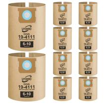 Pacote de 10 sacos de vácuo para aspirador úmido/seco DEWALT de 23 a 38L