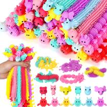 Pacote de 100 brinquedos elásticos Fidget Chivao para crianças e adultos Pacote de 100 brinquedos elásticos Fidget Chivao para crianças e adultos