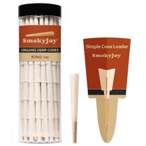 Pacote de 100 cones King Size SmokyJoy com pontas e tubos de filtro Pacote de 100 cones King Size SmokyJoy com pontas e tubos de filtro