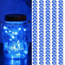 Pacote de 100 Fairy Lights ZGWJ, operado por bateria, 2 m, azul