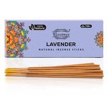 Pacote de 100 g de palitos de incenso de lavanda crua 100% orgânico