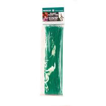 Pacote de 100 gravatas Panacea 8" Twist Ties verdes