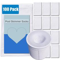 Pacote de 100 meias Pool Skimmer VSECUON para filtros de piscina e spa