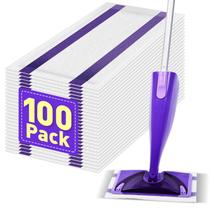 Pacote de 100 recargas Mop Pads compatível com o esfregão WetJet