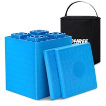 Pacote de 12 blocos de nivelamento para trailers Kohree Heavy Duty com bolsa de armazenamento