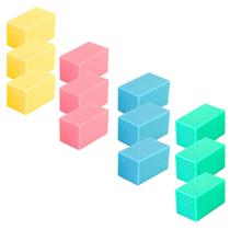 Pacote de 12 blocos de terapia de mãos que podem ser extra-macios ou firmes Pacote de 12 blocos de terapia de mãos que podem ser extra-macios ou firmes