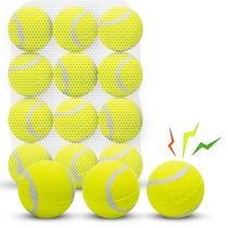 Pacote de 12 bolas de tênis Nobleza para cães pequenos e médios de 6,4 cm
