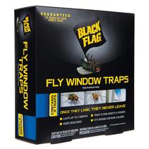 Pacote de 12 Fly Window Traps Black Flag (4 unidades)