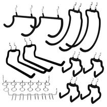 Pacote de 12 ganchos Pegboard G.CORE para 1/4 de Pegboards de aço inoxidável