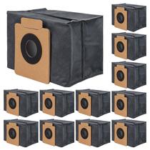 Pacote de 12 sacos de pó compatíveis com Eufy Clean X8 Pro/X10 Pro