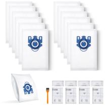 Pacote de 12 sacos de vácuo compatíveis com Miele GN com filtros