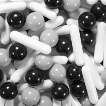 Pacote de 120 Ball Pit Balls STARBOLO para crianças pequenas (preto/cinza/branco) Pacote de 120 Ball Pit Balls STARBOLO para crianças pequenas (preto/cinza/branco)
