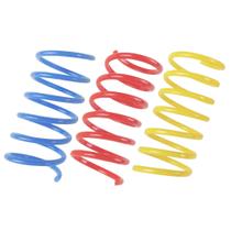 Pacote de 120 brinquedos Cat Spring, estilo Tamu, bobinas de plástico de 5 cm