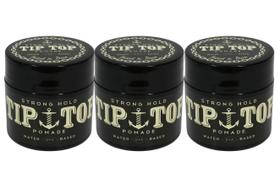 Pacote de 125 ml x 3 pomade Tip Top Strong Hold Water Pacote de 125 ml x 3 pomade Tip Top Strong Hold Water