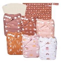 Pacote de 13 fraldas de pano babygoal Newborn para meninas prematuras de 2 a 5 kg Pacote de 13 fraldas de pano babygoal Newborn para meninas prematuras de 2 a 5 kg
