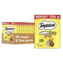 Pacote de 150 g com sabor de frango Cat Treats Temptations Jumbo Stuff