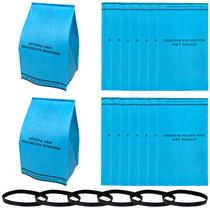 Pacote de 16 sacos de filtro úmidos e secos para WORKSHOP WS01025F2, Craftsman