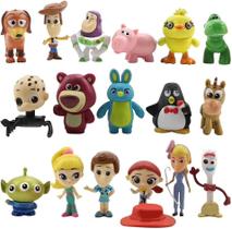 Pacote de 17 bonecos Toy Anime Story DUDOK com Woody e Buzz Pacote de 17 bonecos Toy Anime Story DUDOK com Woody e Buzz
