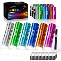 Pacote de 18 lanternas WDTPro LED Mini com cordão e baterias Pacote de 18 lanternas WDTPro LED Mini com cordão e baterias