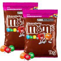Pacote de 1Kg Confeito De Chocolate Ao Leite MMs Importado