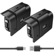 Pacote de 2 baterias de controle recarregável para Xbox 1