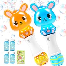 Pacote de 2 Bubble Wands AuroTops com luz para crianças com solução