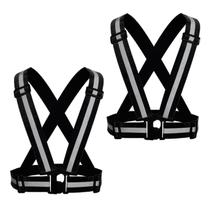 Pacote de 2 coletes refletivos de alta visibilidade para corrida - RUISHYY