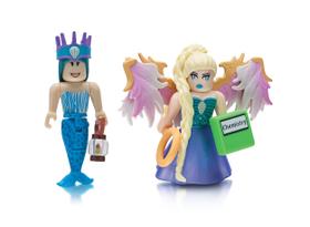 Pacote de 2 Figuras Roblox: Neverland Lagoon e Royale High School + Itens Virtuais Exclusivos