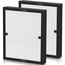 Pacote de 2 filtros de ar HEPA de substituição para purificador LUNINO E-200