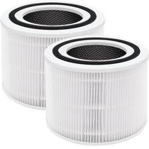 Pacote de 2 filtros purificadores de ar para LEVOIT Core 300 e 300S White