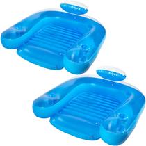 Pacote de 2 flutuadores de piscina infláveis para adultos Poolmaster