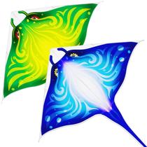 Pacote de 2 Kite Mint's Colorful Life Devil Fish para crianças e adultos