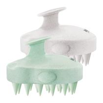 Pacote de 2 massageadores de couro cabeludo HEETA para crescimento de cabelo, bege e verde Pacote de 2 massageadores de couro cabeludo HEETA para crescimento de cabelo, bege e verde