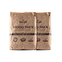 Pacote de 2 pellets de madeira TIKI Wood para fogueiras sem fumaça