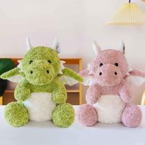 Pacote de 2 peluches Dragon Stuffed Animal Mushplushies de 9 polegadas para crianças