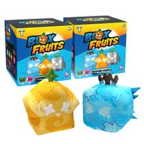 Pacote de 2 pelúcias colecionáveis PhatMojo BLOX FRUITS Mystery Fruit