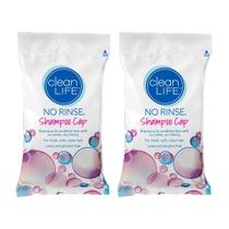 Pacote de 2 produtos Shampoo Cap No-Rinse Cleanlife