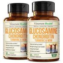 Pacote de 2 suplementos de suporte articular Vimerson Health Glucosamine Pacote de 2 suplementos de suporte articular Vimerson Health Glucosamine