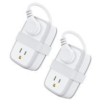 Pacote de 2 unidades Power Strip NTONPOWER com USB C, 4 tomadas, 3 portas USB brancas Pacote de 2 unidades Power Strip NTONPOWER com USB C, 4 tomadas, 3 portas USB brancas